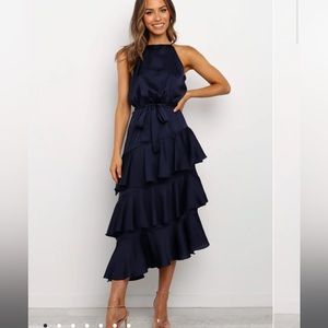 Petal & Pup “SEYCHELLE DRESS - NAVY”